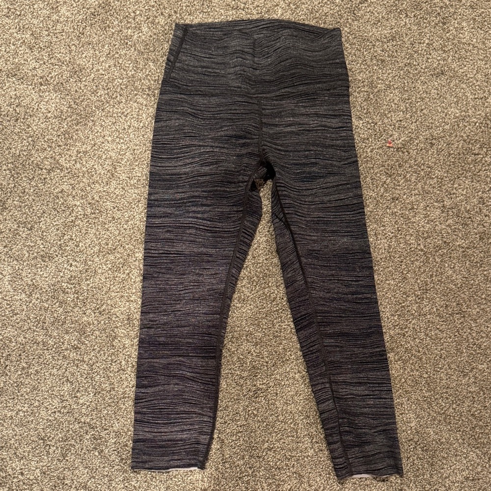 Grey and Black Leggings